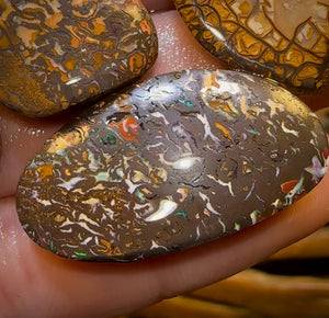145cts- 7x Tribal Queensland Boulder Opal Rubs