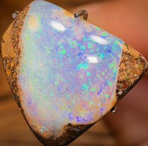 4.95cts - Solid Australian Boulder Pipe Opal - Opal Whisperers