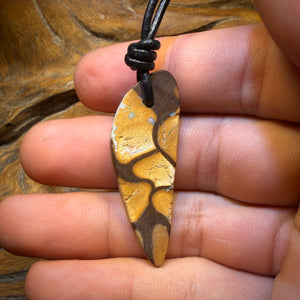 🔨 AUCTION 🔨 No Reserve 44 x 15mm - Drilled Queensland Boulder Opal Necklace