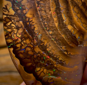 84.4cts - Big Double Sided Australian Boulder Opal. Yowah Tribal Bargain - Opal Whisperers