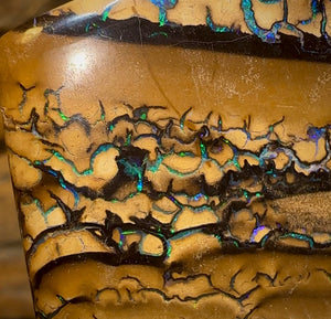 129.9cts - “Story Board”Landscape Pattern Yowah Nut Opal Specimen - Opal Whisperers