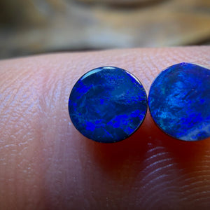 Wildcard! 0.7cts - Australian Boulder Opal Doublet Pair