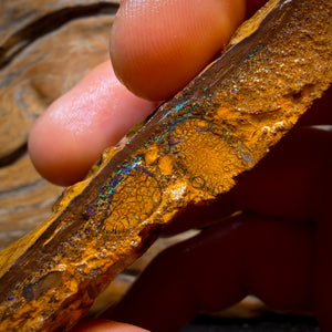 471cts - Yowah Opal Rough Piece. Biscuit Band