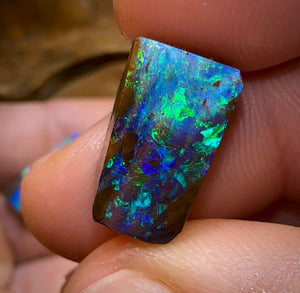 (Template) 69cts - 6x Australian Boulder Opal Rubs. TOP QUALITY - Opal Whisperers