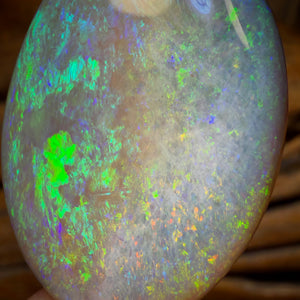 49.5cts - Large Oval South Australian Crystal on Unique “Mother of Matrix” Multicolours!