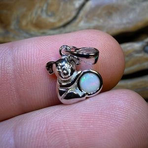 Sterling Silver - Solid South Australian Crystal Opal Pendant