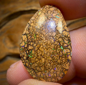 WildCard! 16.5cts - Tan Tribal Australian Boulder Opal from Yowah