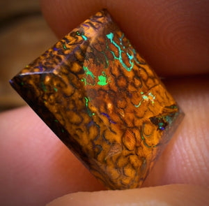 7.05cts - Yowah Nut Opal. Full Face / Tribal Double Sided
