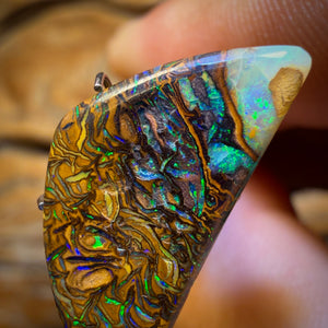 TGIF 9.1cts - Yowah Nut Tribal Opal. Australian Boulder Opal