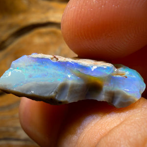 14.1cts - Lightning Ridge Dark Opal Rough Piece