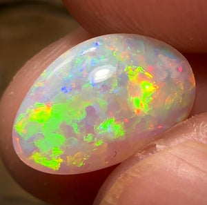 2.13cts - GEM Lightning Ridge Crystal Opal. Best Crystal - Opal Whisperers