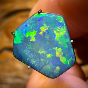 3.1cts - Lightning Ridge Opal Doublet Old School Old cut Old Collection
