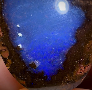38.1cts - “The Deep Blue” Yowah Nut Opal. Australian Boulder Opal - Opal Whisperers