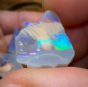 109cts - 6x Lightning Ridge Crystal and Dark Opal Rough Parcel - Opal Whisperers