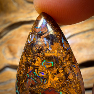 Bargain Card! 62.5cts - Tribal Queensland Boulder Opal from Yowah