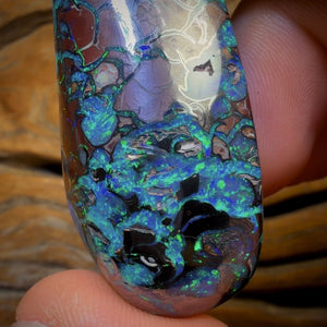 249.2cts - “Tribal Nebula” TOP GEM Tribal Australian Boulder Opal from Koroit