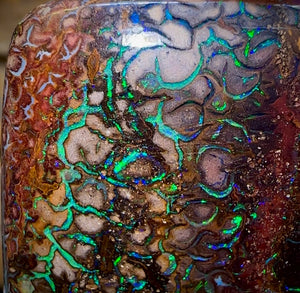 (Template) 121.6cts - Tribal Koroit Nut Opal. Australian Boulder Opal - Opal Whisperers