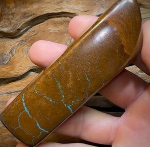 760.9cts - Polished Queensland Boulder Opal Specimen. Massive Heritage Piece - Opal Whisperers