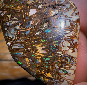 81.1cts - Tribal Australian Boulder Opal. Double Sided BARGAIN