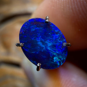 Dad Card! 0.8cts - Australian Boulder Opal Doublet