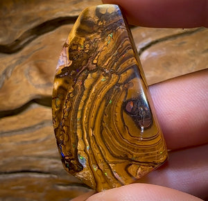 84.4cts - Big Double Sided Australian Boulder Opal. Yowah Tribal Bargain - Opal Whisperers