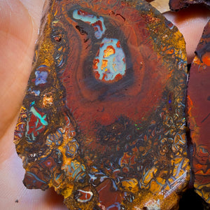 Wild card! 1007cts - 3x Yowah Nut Tribal Opal Rough Parcel. Australian Boulder Opal