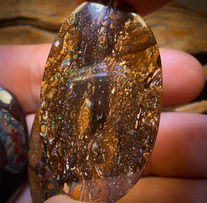 138.7cts - 3x Australian Tribal Boulder Opal’s. Wholesale Dealers Parcel