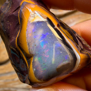 TGIF 151.1cts - Partial Yowah Nut Crystal Centre Opal Rough Piece