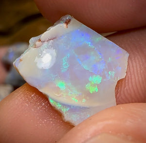 (Template) 114.2cts - 9x Lightning Ridge Dark Opal Rough Parcel - Opal Whisperers