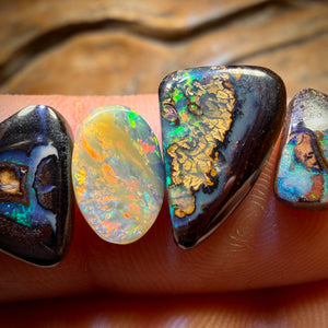 đ15.4cts - 6x Australian Boulder Opalâs. Wholesale Dealers Parcel