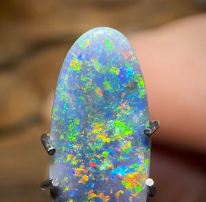 1.3cts - Australian Black Opal from Lightning Ridge - Opal Whisperers