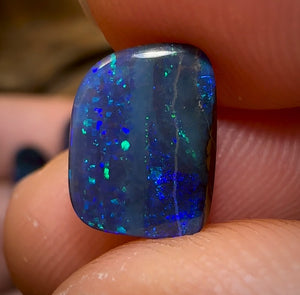 8.7cts - 3x Loose Queensland Boulder Black Opals. Wholesale Parcel - Opal Whisperers