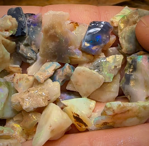 200cts - Lightning Ridge Opal Rough Parcel. 50+ Pieces