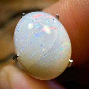 🔨 AUCTION 🔨 No Reserve 2.8cts - South Australian White Opal from Coober Pedy