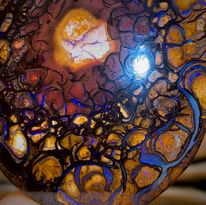 80.8cts - Double Sided Tribal Eye Queensland Boulder Opal from Yowah