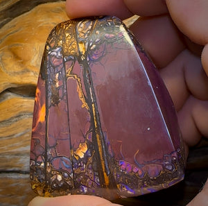 Auction Fall-Through = Your Gain! 🔥 Now More Than 50% Off RRP 🚨 465.6cts - “Tribal Drag Strip” Large Tribal Queensland Boulder Opal. Polished Specimen