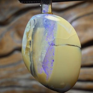 📣 OPALFEST 🔨 AUCTION 🔨 No Reserve 15.3cts - Solid Yowah Nut Opal Pendant
