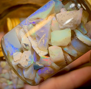 35cts - Lightning Ridge Opal Rough Vials - Opal Whisperers