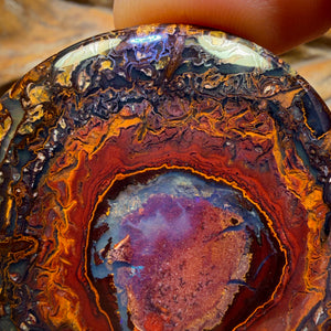 Aren’t you glad you stayed to the end card! 150.7cts - Yowah Nut Tribal / Crystal Centre Opal