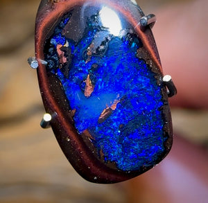 2.7cts - Yowah Nut Crystal Centre Opal - Opal Whisperers