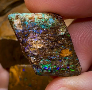 166.9cts - 3x Yowah Nut Rubs. Australian Boulder Opal - Opal Whisperers