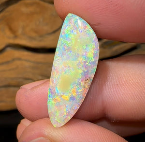 14.4cts - Beautiful Solid QLD Boulder Pipe Opal - Opal Whisperers