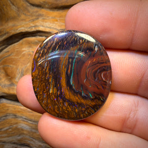 Wild Card! 65.4cts - Tribal Yowah Nut Opal. Double Sided