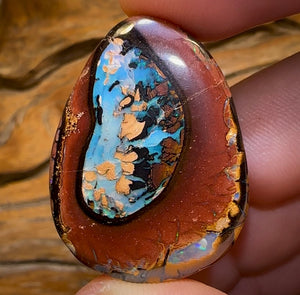 78.1cts - Yowah Nut Kernel Opal. Australian Opal Double Sided - Opal Whisperers