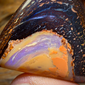 86.2cts - Big Tribal Yowah Nut Opal Specimen Polished