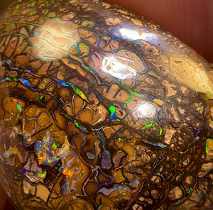 60.8cts - Top Tan Tribal Queensland Boulder Opal Double Sided