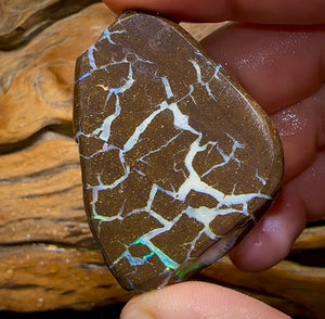 170.8cts - Australian Boulder Opal Rub from Winton - Opal Whisperers
