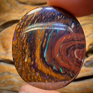 Wild Card! 65.4cts - Tribal Yowah Nut Opal. Double Sided