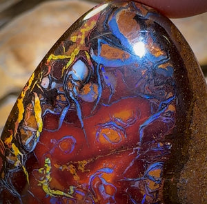 104.3cts - Tribal Queensland Boulder Opal from Yowah Big Stone Bargain