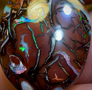 20.9cts - Wow Top Tribal Boulder Opal Picture Stone from Koroit